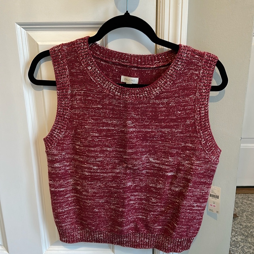 Burgundy Sweater vest